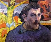Paul Gauguin Self Portrait with Yellow Christ oil painting picture wholesale